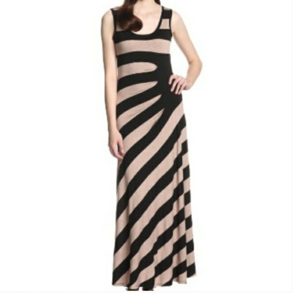 calvin klein floor length dress